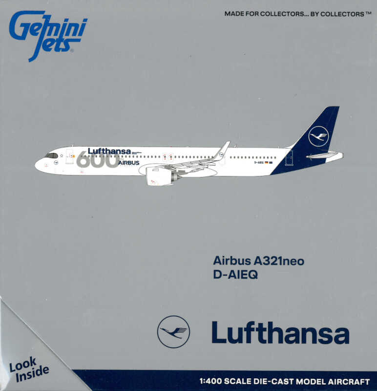 Airbus A320neo Lufthansa D-AIEQ Gemini Jets GJDLH2238 1:400