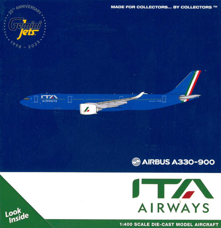 Airbus A330-900 ITA Airways EI-HJN Gemini Jets GJITY2217 1:400