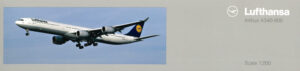 Airbus A340-600 Lufthansa Limox Snap-Fit LX003 1:200