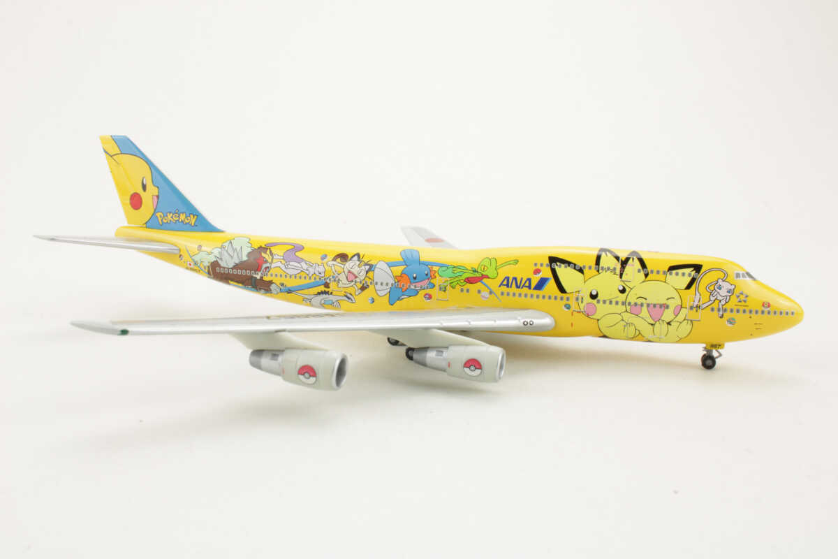 Boeing 747-400 ANA All Nippon Airways "Pikachu Jumbo" JA8957 Hogan NH40010 1:400 – Bild 2