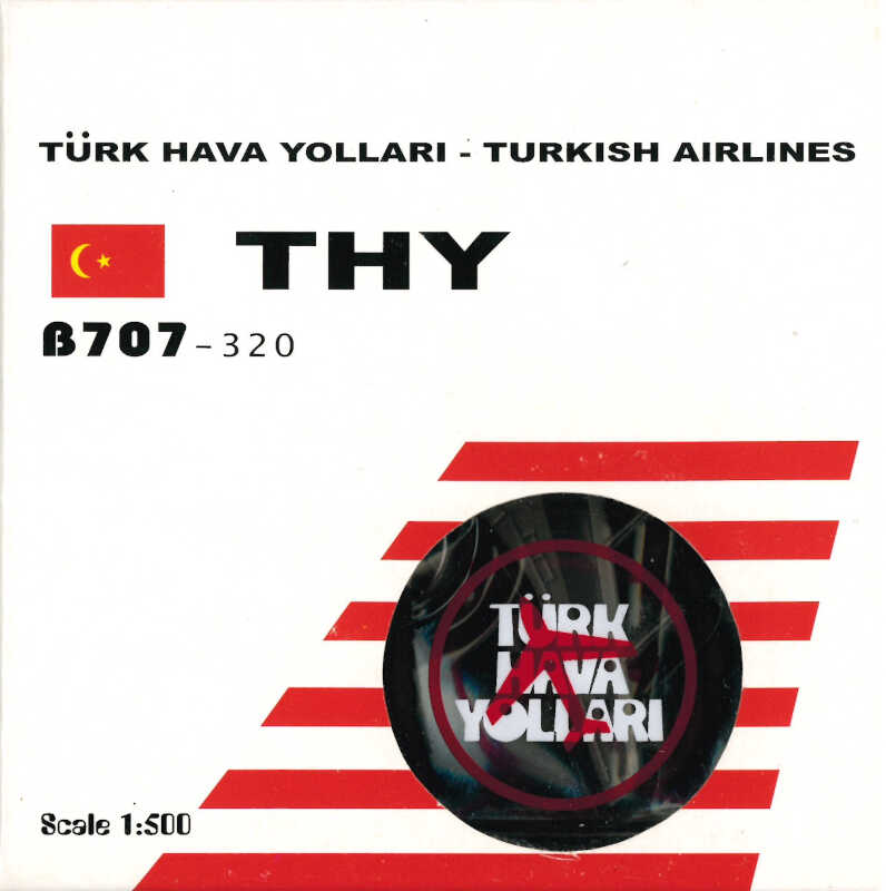 Boeing 707-320 Turkish Airlines TC-JBT Netmodels 1:500