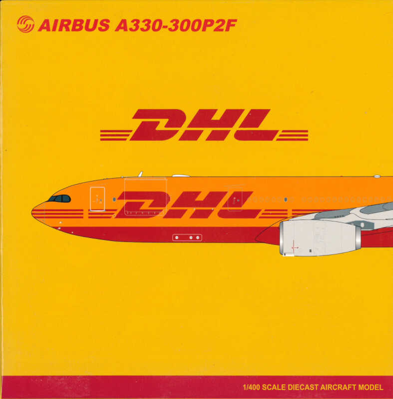Airbus A330-300P2F DHL D-ACVG JC Wings XX40012 1:400