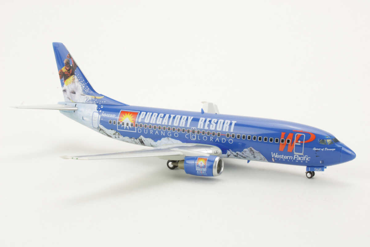 Boeing 737-300 Western Pacific Airlines "Spirit of Durango" N946WP Herpa Premium 016308 1:200 - Image 2