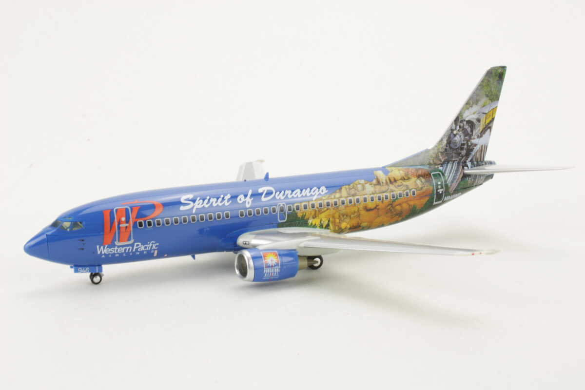 Boeing 737-300 Western Pacific Airlines "Spirit of Durango" N946WP Herpa Premium 016308 1:200 - Image 3