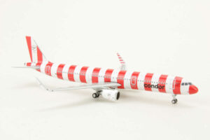 Alternative view of Airbus A321 Condor "Passion Red" D-ATCG Phoenix 11756 1:400
