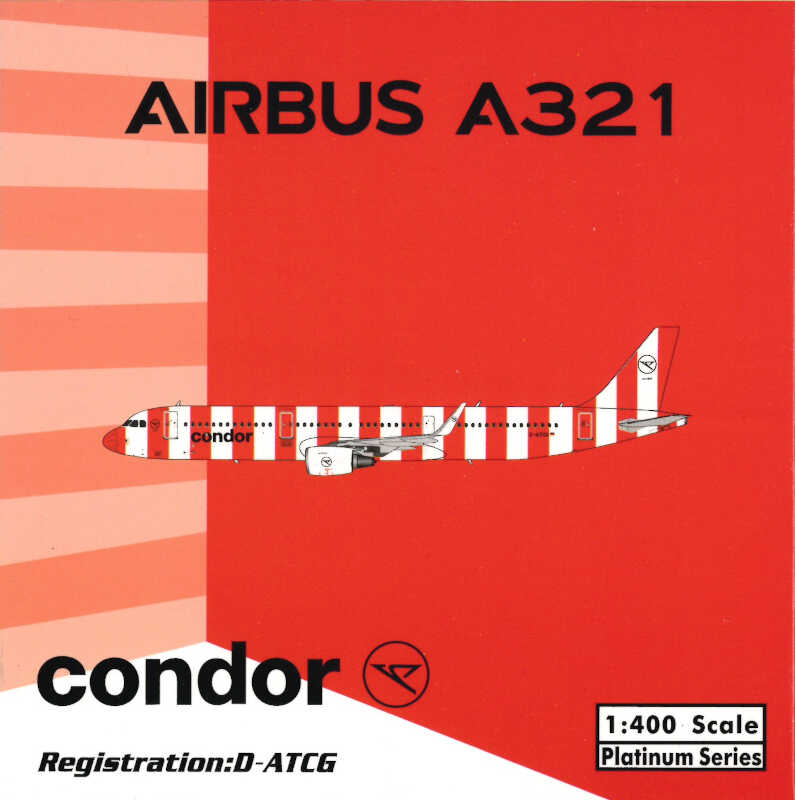 Airbus A321 Condor "Passion Red" D-ATCG Phoenix 11756 1:400