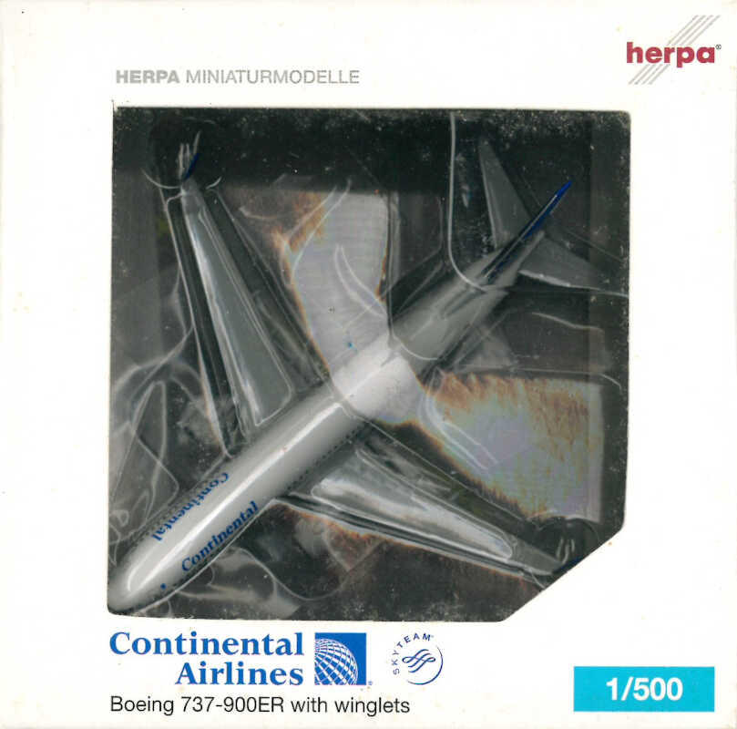 Boeing 737-900ER Continental Airlines N27421 Herpa 508155 1:500