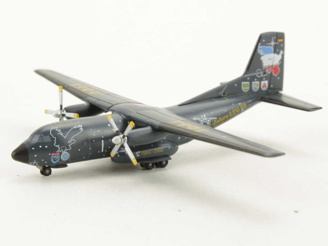 Transall C-160 Luftwaffe "50 years" LTG 63 50+85 Herpa 519236 1:500 – Bild 3