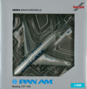 Boeing 747-100 Pan Am N744PA Herpa 519250 1:500