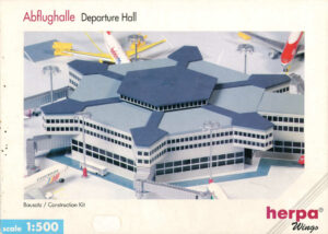 Abflughalle 6-eckig Herpa 519663 1:500