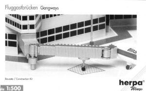 6 Fluggastbrücken - Gangways Herpa 519717 1:500