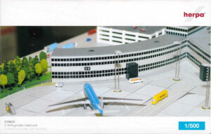 Abflughallen halbrund - Departure halls round Herpa 519823 1:500