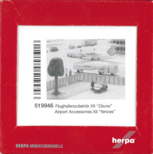 Flughafenzubehör XII "Zäune" Herpa 519946 1:500