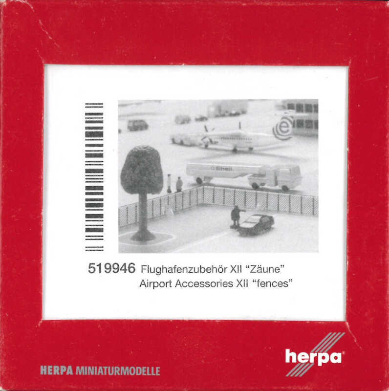 Flughafenzubehör XII "Zäune" Herpa 519946 1:500