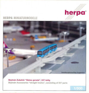 Skytrain Zubehör "Gleise gerade" 247-teilig Herpa 520133 1:500