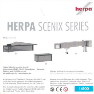 Alternative view of Scenix Series Vorfeld Ein- und Ausstiegsstation Herpa 520553 1:500