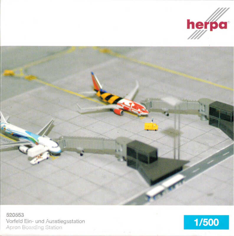 Scenix Series Vorfeld Ein- und Ausstiegsstation Herpa 520553 1:500
