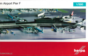 Alternative view of Amsterdam Airport Pier F Herpa 524193 1:500