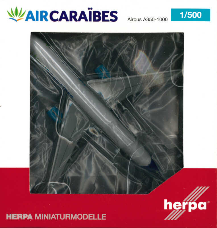 Airbus A350-1000 Air Caraibes F-HMIL Herpa 536837 1:500