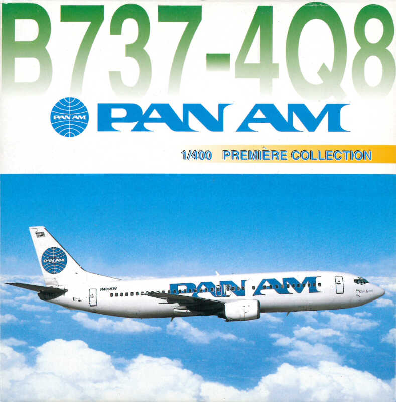 Boeing 737-4Q8 Pan Am N406KW Dragon Wings 55092 1:400