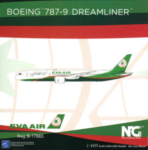 Boeing 787-9 EVA Air B-17883 NG Models 55108 1:400