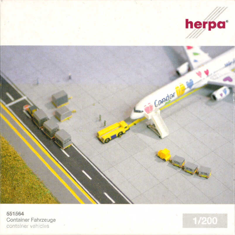Container Fahrzeuge Herpa 551564 1:200