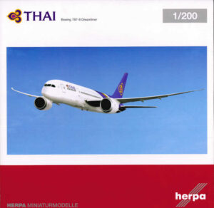 Boeing 787-8 Thai Airways "Ongkharak" HS-TQA Herpa 556958 1:200