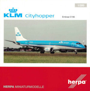 Embraer E190 KLM Cityhopper PH-EXD Herpa 557580 1:200