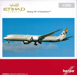 Boeing 787-10 Etihad Airways A6-BMA Herpa 559676 1:200