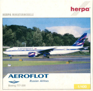 Boeing 777-200 Aeroflot VP-BAS Herpa 560863 1:400