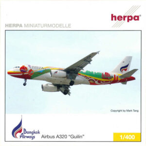 Airbus A320 Bangkok Airways "Guilin" HS-PGU Herpa 561648 1:400