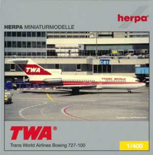 Boeing 727-100 TWA Trans World Airlines N839TW Herpa 561723 1:400