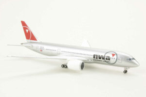 Alternative view of Boeing 787-8 Northwest Airlines N787US Herpa 561884 1:400