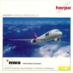 Boeing 787-8 Northwest Airlines N787US Herpa 561884 1:400