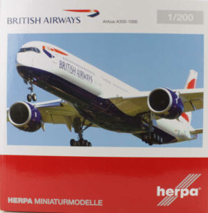Airbus A350-1000 British Airways G-XWBA Herpa 570572 1:200