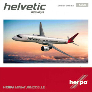 Embraer E195-E2 Helvetic Airways HB-AZI Herpa 572286 1:200