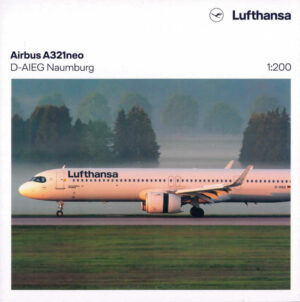 Airbus A321neo Lufthansa "Naumburg" D-AIEG Herpa 572415 1:200