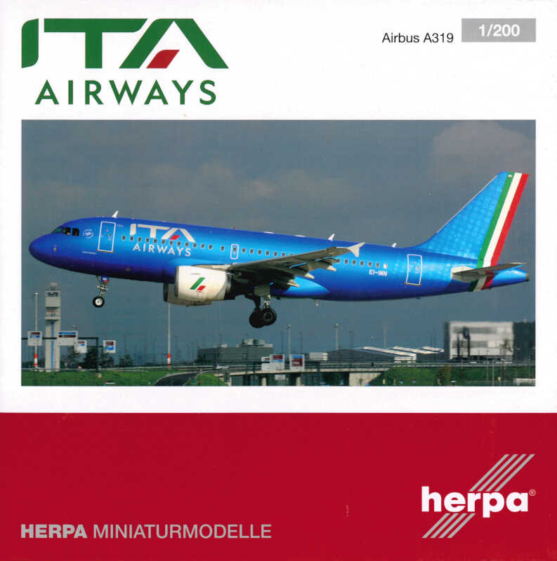 Airbus A319 ITA Airways "Pietro Mennea" EI-IMN Herpa 572798 1:200