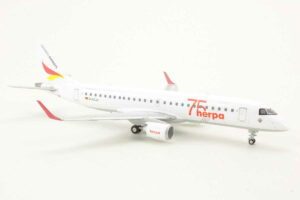 Alternative view of Embraer E190 German Airways "Herpa 75 years" D-ACJJ Herpa 573221 1:200