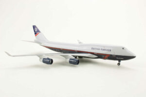Alternative view of Boeing 747-400 British Airways Schabak 851/14 1:250