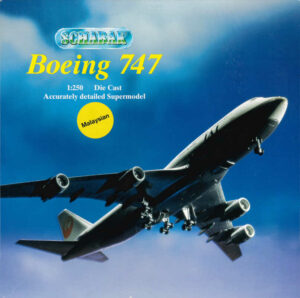 Boeing 747 Malaysian Schabak 850/65 1:250