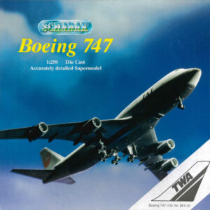 Boeing 747-100 TWA Trans World Airlines Schabak 851/10 1:250