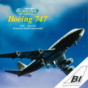 Boeing 747-200 Braniff Schabak 851/45 1:250