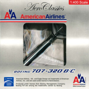 Boeing 707-320B/C American Airlines N7555A Aeroclassics ACN7555A 1:400