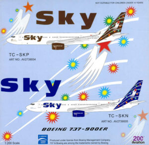Boeing 737-900ER Sky Airlines TC-SKP Aviation200 AV2739004 1:200