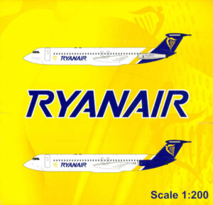 BAC 111-523FJ One-Eleven Ryanair EI-CCX Bluebox BBOX04 1:200