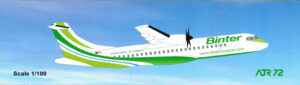 ATR-72 Binter Canarias Lupa Models Snap-Fit 1:100