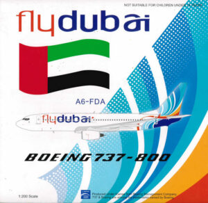 Boeing 737-800 flyDubai A6-FDA Aviation200 DPDUB01 1:200