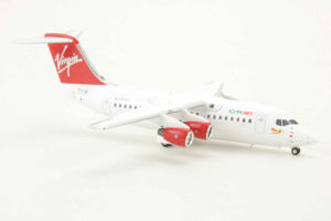Alternative view of BAe 146-200 Virgin City Jet EI-CTY JC Wings EW2146001 1:200
