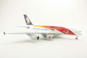 Alternative view of Airbus A380 Singapore Airlines "SG50" 9V-SKJ JC Wings EW2388011 1:200